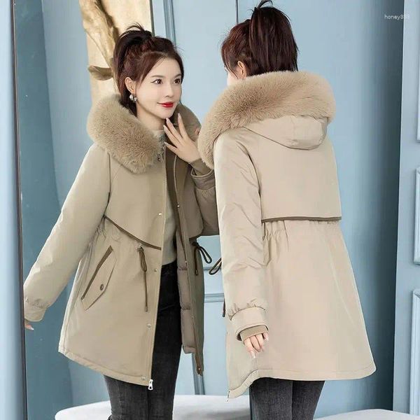 Trench-coat mi-long pour femme, veste d'automne et d'hiver, Parka, vêtements coréens, vente 2023