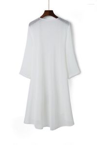 Trenchs femme glace soie longue écharpe été avec jupe et haut mi-long extérieur Match crème solaire mousseline de soie Cardigan