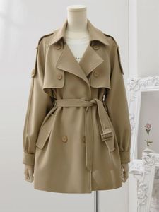 Dames trenchcoats in jas voor dames windjack herfst Koreaanse mode jassen kleding effen casual lang