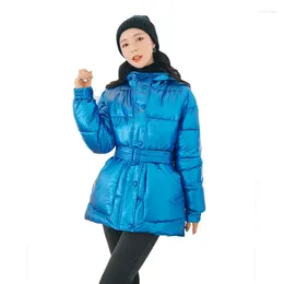 Abrigos de trinchera para mujer Liva Girl 2023 Otoño Invierno Harajuku Casual Streetwear Abrigo Chaqueta Coreana Engrosamiento O Cuello Impresión Algodón suelto