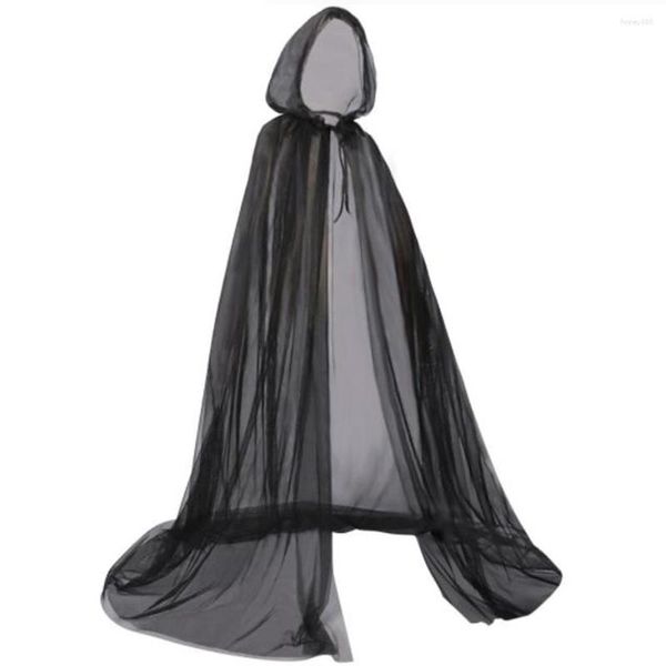 Abrigos de trinchera para mujer Mujer medieval Moda Capa nupcial Adulto Horror Vampiro Princesa Vestido Bruja Cosplay Disfraces Elf Tale Shawl Halloween