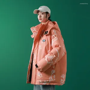 Trenchs de femmes Manteaux d'hiver Nice Manteau Hip Hop Pain Veste en coton Femmes Parkas Puffer Bomber Vêtements à capuche