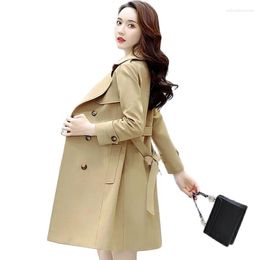 Trench Coats Feminino Temperamento Jaqueta In Changchun Estilo Outono Auto-Cultivo Versão Coreana Estrangeira Jaqueta para Todos os Jogos