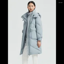 Trenchs Femmes Manteaux Épaissi Down Veste Pour Femmes Casual Parkas Vêtements À Capuchon Élégant Manteau Femme Coupe-Vent Vêtements D'extérieur Garder Au Chaud Hiver