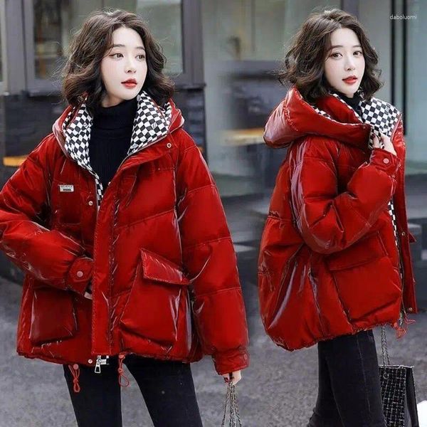 Damen Trenchcoats Winter Kaltmantel Parkas Glänzende Pufferjacke Weiße Entendaunen Super Pelzkragen Schnee Outercoat Großhandel