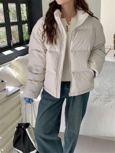 Trench Coats Fashion Winter Daily 90% White Duck Down Bread Veste de pain décontractée Simple Warm