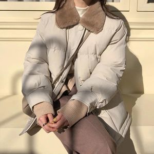 Dames Trenchcoats Winterjassen Kleding 2024 Informeel Warm Polyester Gewatteerd Getailleerd Zwart Koreaanse stijl Mode Herfst Vrouwelijke Parka's