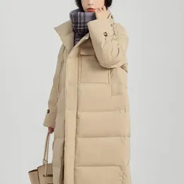 Trench da donna Giacche invernali per donna 2024 Moda Piumino Donna Abbigliamento Parka medio-lungo Giacca in cotone allentato ispessito