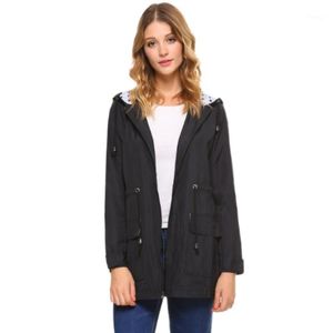 Gabardina impermeable para mujer