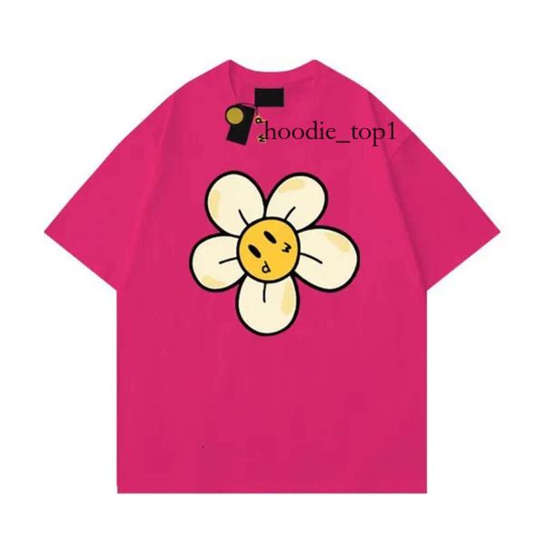 Tshirt pour hommes Tshirt Designer Tshirts Smile Drawdrew Face Summer Quick-Srying Womens Tee Tops Loose Tops Round Coule Dessin Floral CHAPE