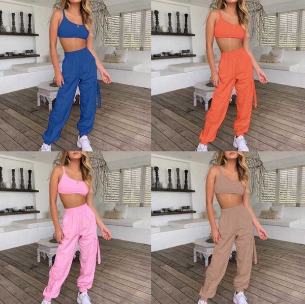 Pantalones de dos piezas para mujer 2021 Diseñador Pantalones para mujer Chándal Otoño Dos 2 piezas Trajes de sudor Tallas grandes Traje deportivo Traje de deporte de manga larga suave Trajes de ropa deportiva