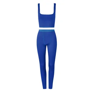 Dames Tweedelige Broeken 2023 Dameskleding Tanktops 2 Shorts Set Skims Tweedelige Loungewear Legging Yoga Gym Fitnesssets 759
