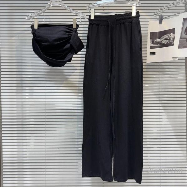 Pantalon de deux pièces pour femmes 2024 sets de printemps d'été