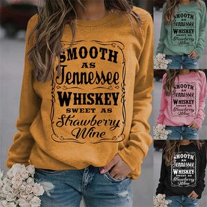 Tweedelige damesbroek herfst winter katoen vintage ronde hals glad als jennessee monogram sweatshirt 230703