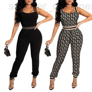 Diseñador de pantalones de dos piezas para mujeres BN7247 2023 Spring New Women's Elastic Belt Sumpsuit McZC McZC