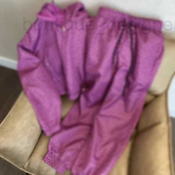 Pantalones de dos piezas para mujer Marca de diseñador Serie Cápsula Súper difícil de comprar Chaqueta con capucha de doble cara de edición limitada Conjunto de estilo largo y corto 9DI2