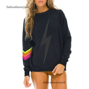 Tweedelige damesbroek Designer-hoodie Oversized regenboogstreep Sweatshirt met lange mouwen Ritszak Jasje Lente Casual Verbeterd materiaal Goede kwaliteit
