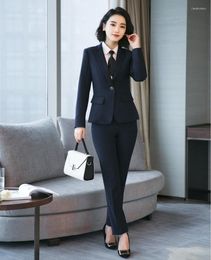 Zweiteilige Damen-Hosen, hochwertiger Stoff, formelle Damen-Hosenanzüge für Damen, Arbeitskleidung, Blazer und Jacken-Sets, elegante Büro-Uniform