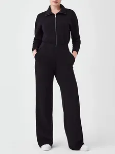 Dames Tweedelige Broek Jumpsuit Dames Overalls Mode Streetwear Jump Suits 2024 Herfst Winter Kleding Casual Jogger Speelpakjes Effen