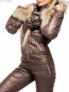 Pantalon deux pièces pour femme hiver nouveau style costume de snowboard costume chaud de snowboard pour femme tremplin de ski de sports de plein air pour hommes Z230724