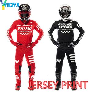 Pantalons de deux pièces pour femmes Yiciya FXR Moto Cyclisme MX Jersey Gear Set Off Road Dirt Bike Motocross Costume respirant Vêtements de moto 230906