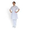 Ensembles de deux pièces pour femmes infirmières infirmières doctorat en blanc robe d'été
