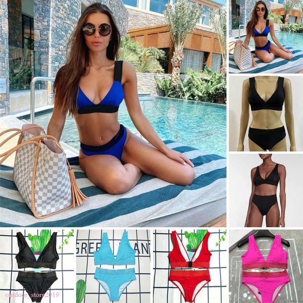 Maillot de bain deux pièces pour femmes ensembles de soutiens-gorge tricotés ensemble court sans manches en tricot gilet fille taille élastique survêtements sueur