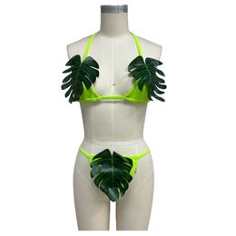 Tweedelige zwempak voor dames sexy zwempak Suspecter Triangle Bikini Set