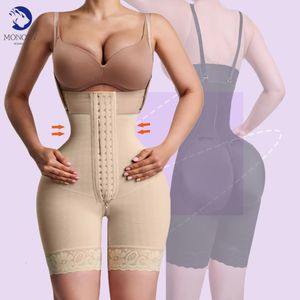 Sous-vêtements pour femmes Double haute compression sablier ceinture taille formateur bout à bout short postopératoire Fajas Colombianas 240122