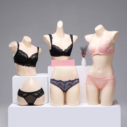 Dames ondergoed mannequins rekwisieten full body sexy meisje nep mannequin kledingwinkel beha slipjes raam display standaard mannequin