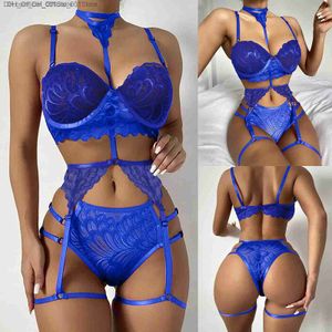 Women's underwear women's sexy underwear Naughty lace underwear pajamas steel ring pajamas garter straps women's underwear Z230809