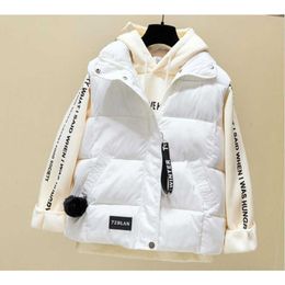 Femmes gilet 2023 automne hiver mode simple veste de sport femmes gilet vente chaude tendance coréenne couleur unie gilet chaud veste vêtements