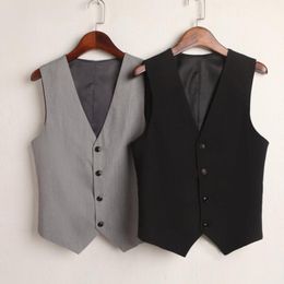 Gilets pour femmes # 0712 été gilet à col en v femmes mince gilet ample simple poitrine 220823