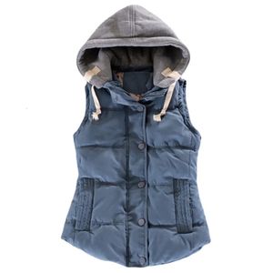 Gilets pour femmes Automne Hiver Mode Vestes de base Femme Chaqueta Mujer Manteau à capuche Femmes Gilet Parkas Vêtements Dames Vêtements d'extérieur Casaco Feminino 231121