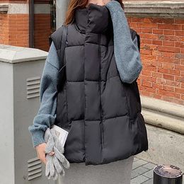 Gilet pour femmes iToolin Femmes épaissis la fermeture à glissière Pocket Pocket Coltleleneck Veste Veste Veste d'automne d'automne pour le bas 2024