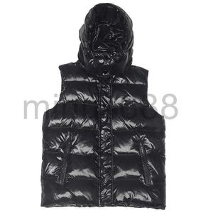 Damesvesten Herenvesten vest donsjack voor dames heren unisex designer winter puffer vest met capuchon bovenkleding full label jassen geborduurde badge warm