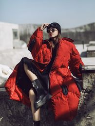 Chalecos de mujer Abrigo acolchado Invierno Grueso Cálido como edredón 90 Chaqueta de plumón de pato Breve Casual Abrigos largos de gran tamaño Chaquetas Ropa 230215