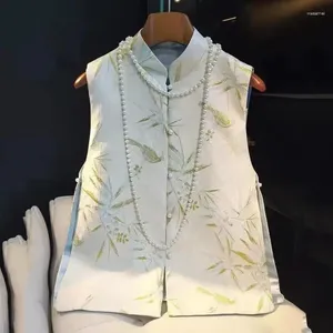 Damesvesten vest mouwloos temperament vintage elegante harajuku allemaal match retro single breasted jas business top