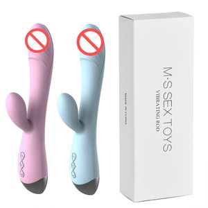 Women's Vibrators Dildo Seksspeeltjes Voor Vrouw Dubbele Vibrerende Vaginale G-Spot Clitoral Massager Vrouwelijke Masturbator Rabbit Vibradors