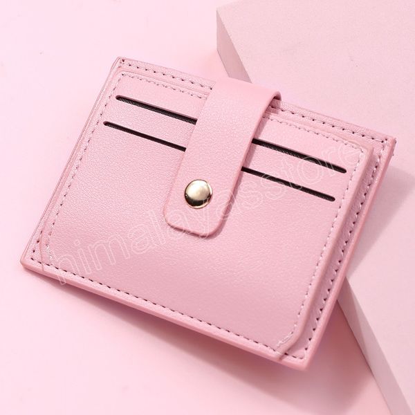 Portefeuille court en cuir PU pour femmes, porte-monnaie à la mode, porte-cartes multi-cartes, Mini pochette pour filles