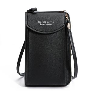Portefeuille de portefeuille pour femmes Sacs en cuir Sacs de téléphone mobile Big Card Carte Portefeuille sac à main POCHES POCHET