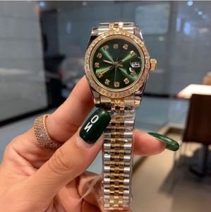 Dameshorloge 28mm 31mm 36mm 41mm mannen horloges beweging Goud Roestvrij Staal Vrouw beweging Diamond Bezel Lady Dames Horloges