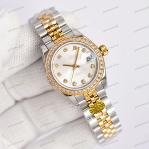 Reloj de mujer, reloj de diseñador, correa de acero inoxidable Boss de alta calidad, reloj de lujo resistente al agua con diamantes, caja de joyería de regalo