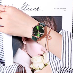 Montre pour femme mode lumière luxe haut sens quartz ceinture montre étanche