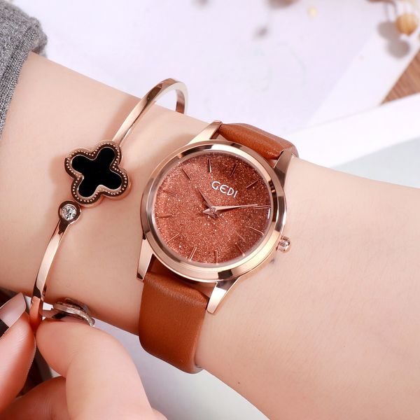 Montre pour femme de haute qualité, mode légère, luxe, poudre flash décontractée, dopamine, ceinture à quartz, étanche