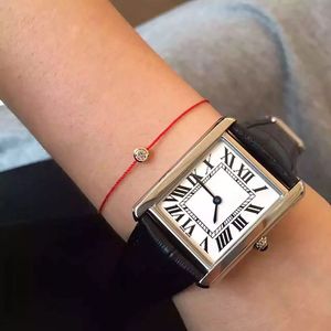Reloj de mujer Relojes de diseñador de diamantes de lujo Nueva moda Relojes de vestir para mujer Reloj de pulsera de cuarzo de cuero rectangular informal