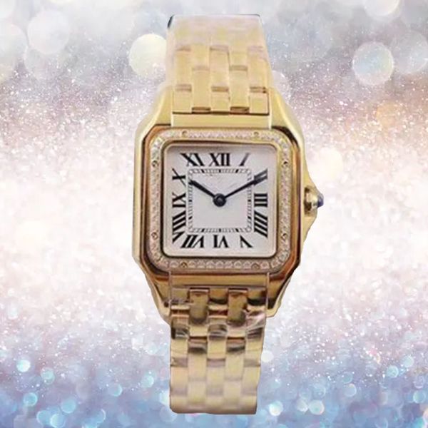Reloj Women's Sales Quartz Watch Store de acero inoxidable Gold Sapphire Impermeable de la lente de vidrio Reloj Montre de Luxe Designer Watches