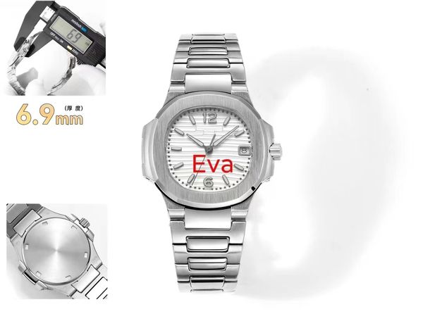 Reloj para mujer con batería VK, 32 mm, 6,9 mm de grosor, 904L, moderno y elegante reloj para mujer de la serie Diamond