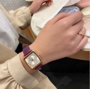 Dameshorloge horloges van hoge kwaliteit Fashion luxe designer Quartz-batterij lederen 30 mm horloge