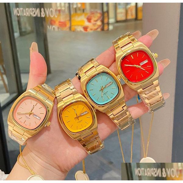 Relojes De Mujer Reloj De Diseñador Retro Clásico Para Mujer Moda Para Hombre Relojes De Movimiento De Cuarzo Seamaster Circle Women Gold Sier Montre De L Dh8Om